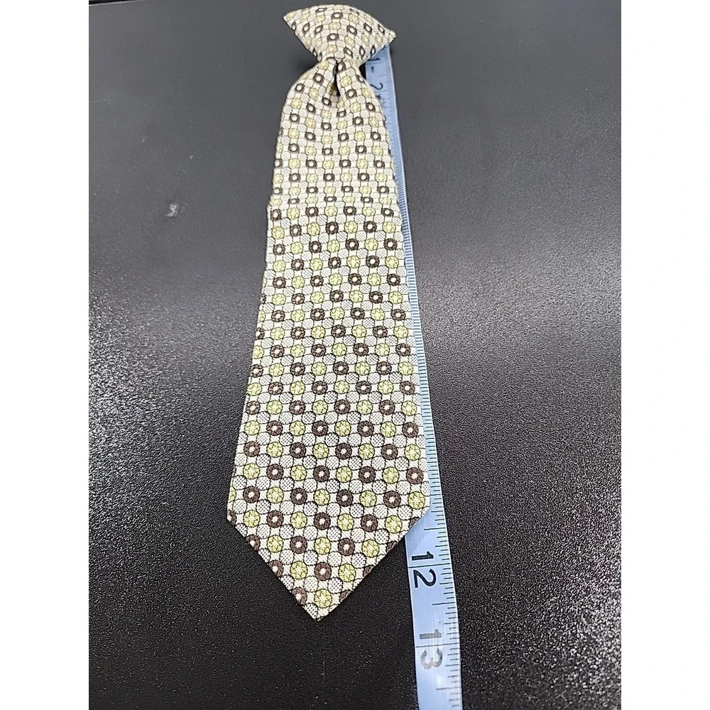 Vintage Wembley Boys clip neck‎ tie Geometric  Classic